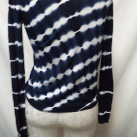Desigual knit Sweater Top tie dye embossed jeweled Jumper Size Sz Small Sm S - Picture 10 of 12